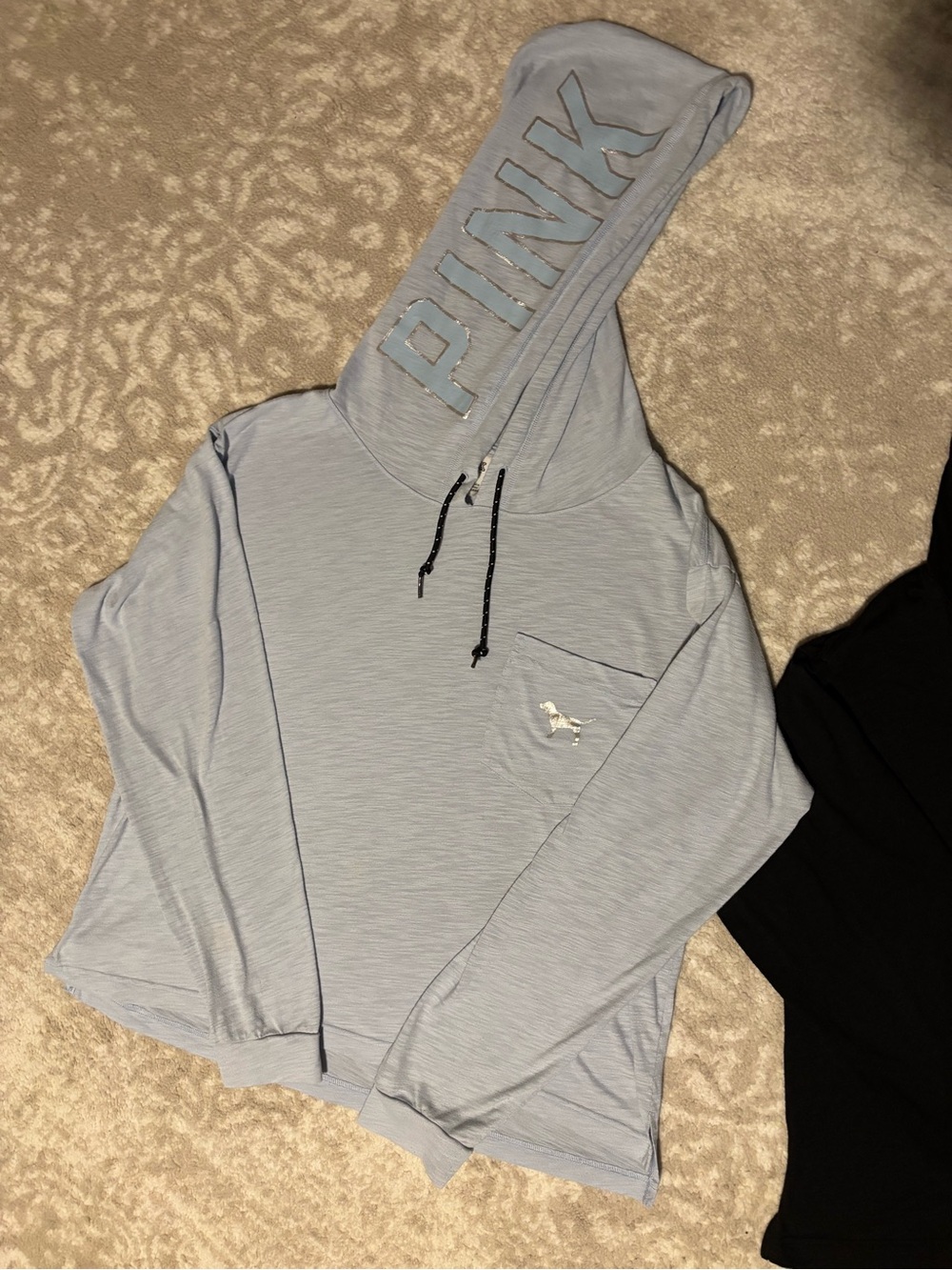 PINK Victoria's Secret - hooded lightweight long-sleeved top set - Picture 8 of 16